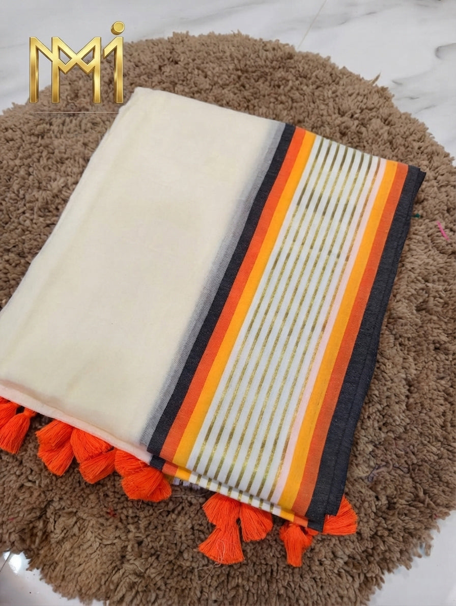 ONAM MUL COTTON SAREE